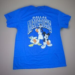 Junk Food Dallas Mavericks T-Shirt 100% Cotton Disney x Junk Food Size Medium